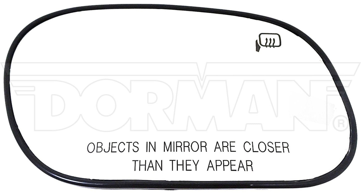 Dorman - HELP Door Mirror Glass Heated Mirror Right for 2011-02 Ford Crown Victoria 2011-02 Mercury Grand Marquis 2004-03 Mercury Marauder 56131