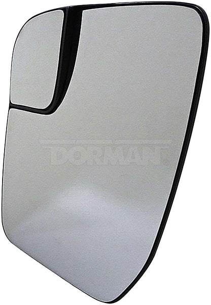 Dorman - HELP Door Mirror Glass Plastic Backed with Easy Installation for 2014-10 to 2018-10 Ford E-Series e-150 e-250 e-350 Super Duty e-450 Super Duty