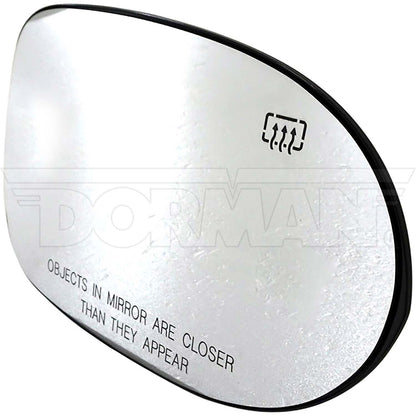 Dorman - HELP Door Mirror Glass Heated Plastic Backed Right for 2009-07 Dodge Caliber & 2008-07 Jeep Compass 56235