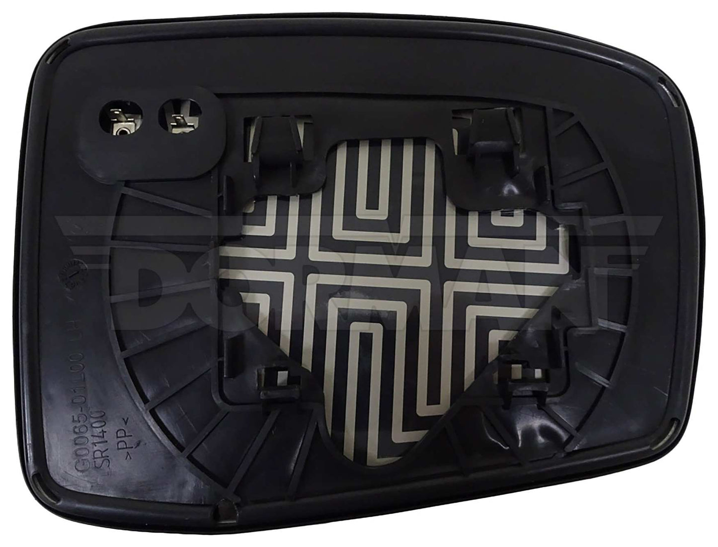 Dorman - Help Door Mirror Glass Heated Plastic Backed Mirror Left for 2010-05 Honda Odyssey 56333
