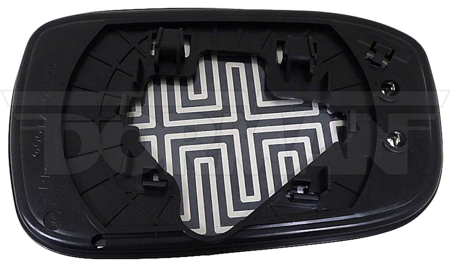 Dorman - HELP Door Mirror Glass Heated Plastic Backed Left for 2007-06 Honda Accord 56335