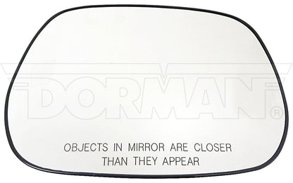 Dorman - Help Door Mirror Glass Heated Plastic Backed Mirror Right with Easy Installation for 2003-2009 Toyota RAV4 56431