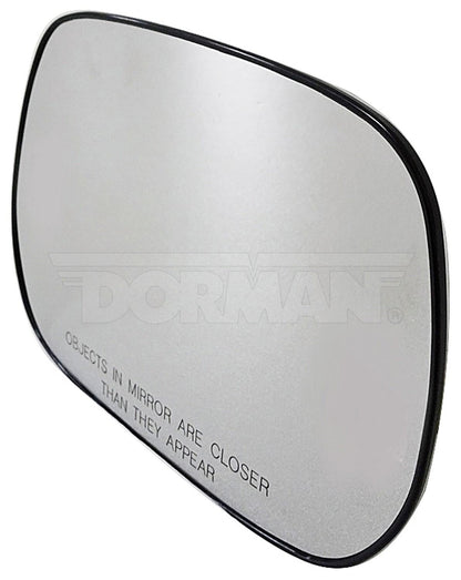 Dorman - Help Door Mirror Glass Heated Plastic Backed Mirror Right with Easy Installation for 2003-2009 Toyota RAV4 56431