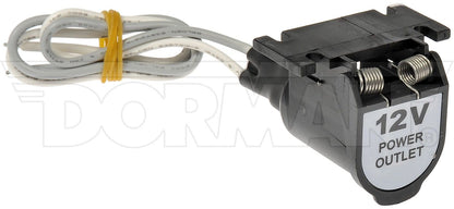 Dorman HELP 12 Volt Weatherproof Exterior Power Outlet for Cigarette Lighter Socket Replacement 56487