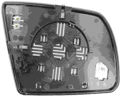 Dorman - HELP Door Mirror Glass Plastic Backed with Easy Installation for 2017-08 Toyota Sequoia 2017-07 Toyota Tundra 56496
