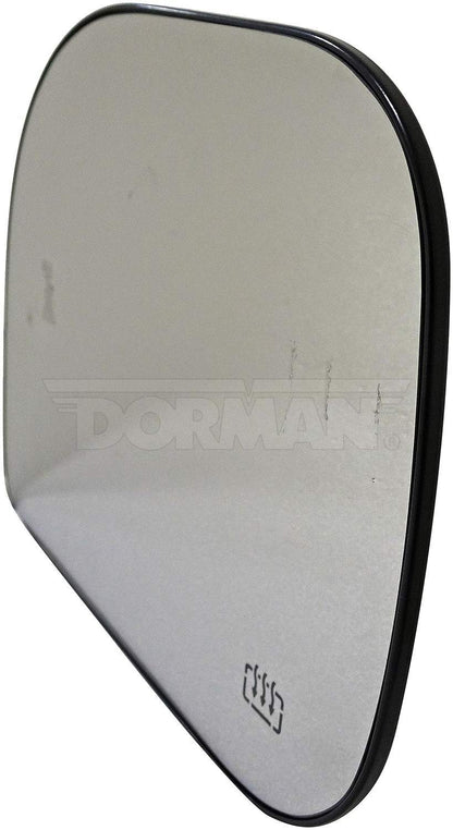 Dorman - HELP Door Mirror Glass Heated Plastic Backed Left for 2005-04 Infiniti, 2010-04 Nissan