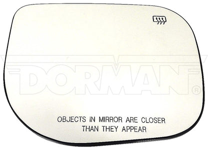 Dorman - HELP Door Mirror Glass Plastic Backed with Easy Installation for 2008-06 2015-10 Nissan Armada 2014-11 Nissan Titan 56539