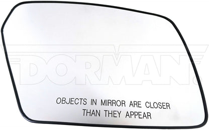 Dorman - HELP Door Mirror Glass Plastic Backed with Easy Installation for 2004-2009 Nissan Quest 56565