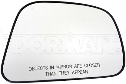 Dorman - HELP Door Mirror Glass Plastic Backed for 2012-07 Nissan Versa 56571