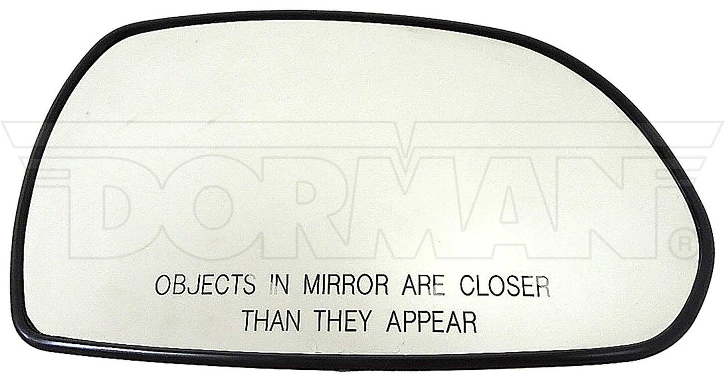 Dorman - HELP Door Mirror Glass Non-Heated Plastic Backed Right for 2006-01 Hyundai Elantra 2004-02 Kia Spectra 56611