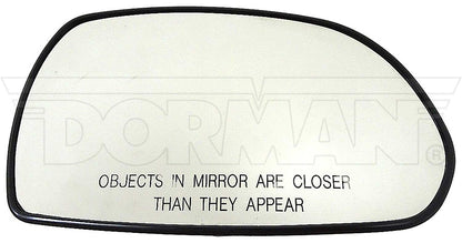 Dorman - HELP Door Mirror Glass Non-Heated Plastic Backed Right for 2006-01 Hyundai Elantra 2004-02 Kia Spectra 56611