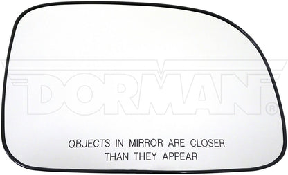 Dorman - HELP Door Mirror Glass Plastic Backed for 2009-07 Hyundai Santa Fe 56657