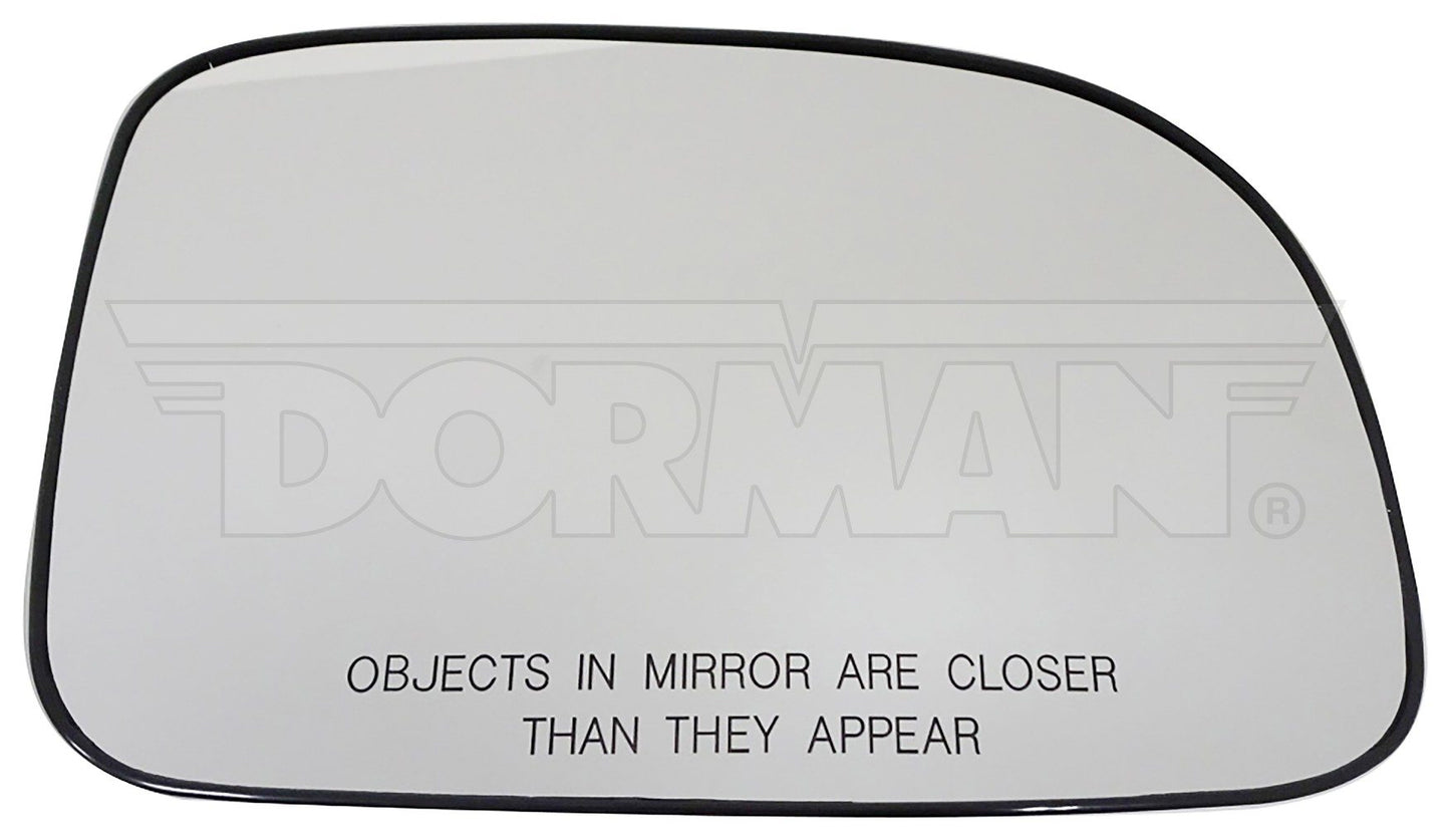 Dorman - HELP Door Mirror Glass Plastic Backed for 2007-2009 Hyundai Santa Fe 56659