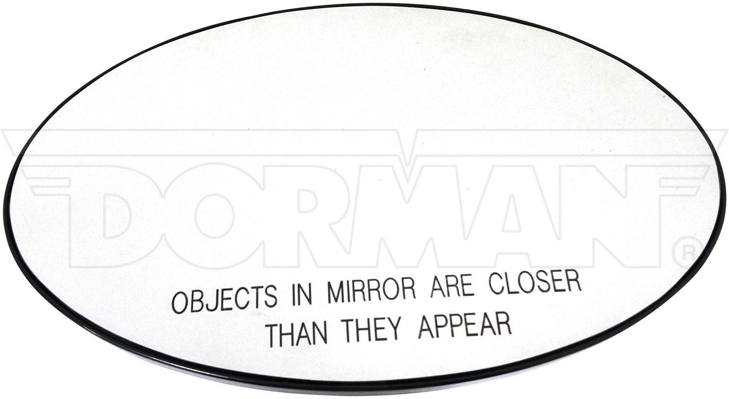 Dorman - HELP Door Mirror Glass Plastic Backed for 2008-2012 Mini Cooper 56713