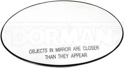 Dorman - HELP Door Mirror Glass Plastic Backed for 2008-2012 Mini Cooper 56713