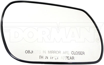 Dorman - HELP Door Mirror Glass Plastic Back Mirror with Easy Installation for 2008-03 Mazda 6
