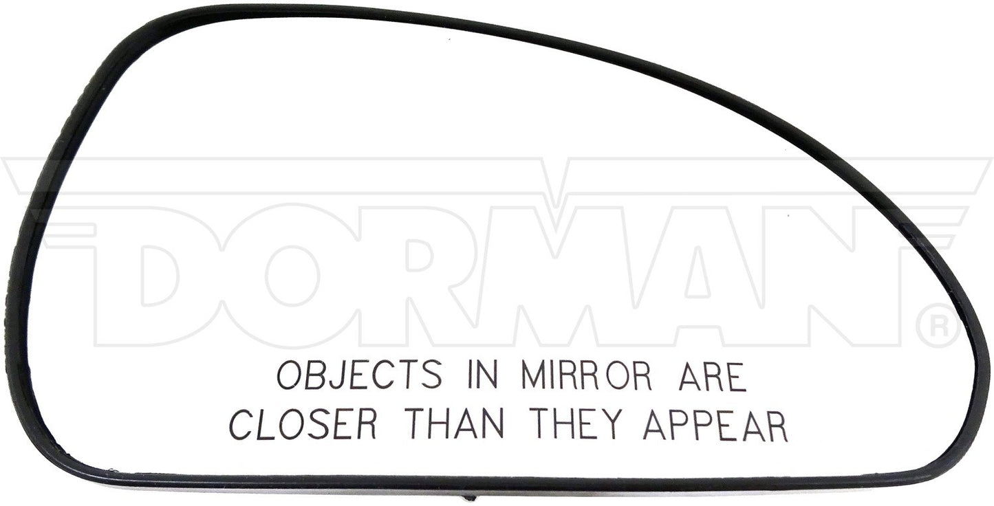 Dorman - HELP Door Mirror Glass Plastic Backed with Easy Installation for 2006-2012 Mitsubishi Eclipse 56747