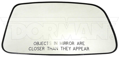 Dorman HELP Door Mirror Glass Plastic Back Mirror with Easy Installation for 2007 Mitsubishi Lancer 56757