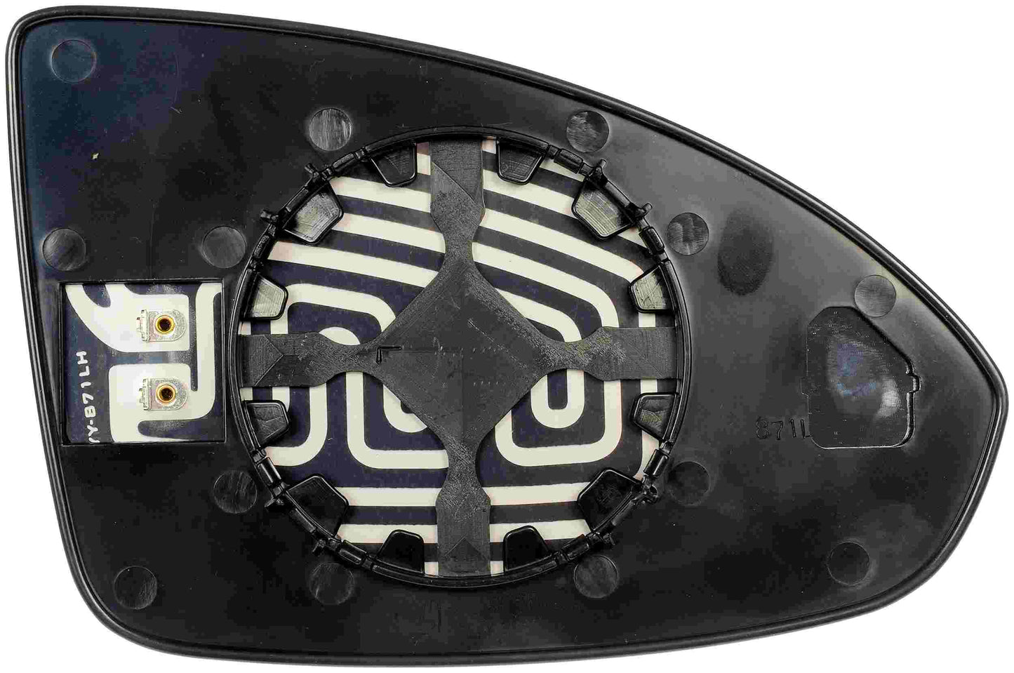 Dorman - HELP Door Mirror Glass Heated Plastic Back Mirror Left for 2015-2016 Chevrolet Cruze Limited 56960
