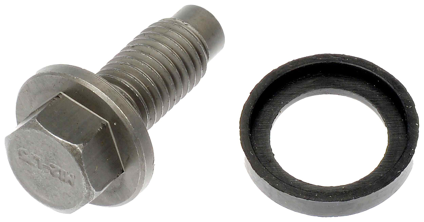 Dorman - Autograde Engine Oil Drain Plug M12-1.75 with Pilot Point Gasket for Ford 2012-99 Lincoln 2012-06 Mazda 2008-01 Mercury 2009-04 65385