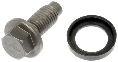 Dorman - Autograde Engine Oil Drain Plug M12-1.75 with Pilot Point Gasket for Ford 2012-99 Lincoln 2012-06 Mazda 2008-01 Mercury 2009-04 65385
