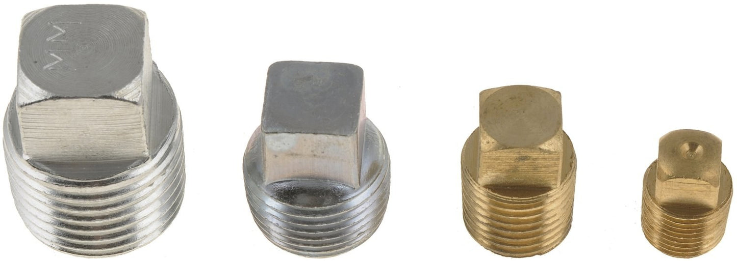 Dorman Autograde Pipe Plug Assortment with 1/8 1/4 3/8 1/2 Inch Sizes for Leak Free Repair 65431