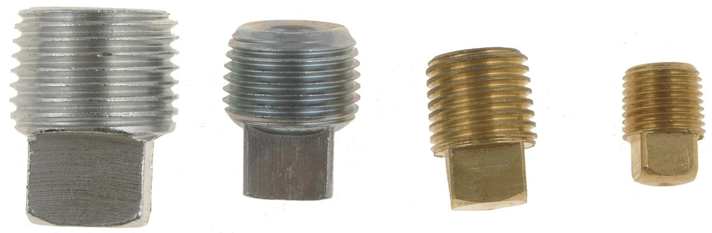 Dorman Autograde Pipe Plug Assortment with 1/8 1/4 3/8 1/2 Inch Sizes for Leak Free Repair 65431
