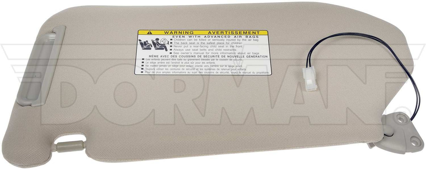 Dorman Help Sun Visor Assembly with Replacement for 2019-2023 Nissan Pathfinder 74216