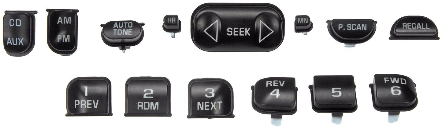Dorman HELP Radio Knob for 1995-2005 General Motors and 1998-1999 Isuzu 76821