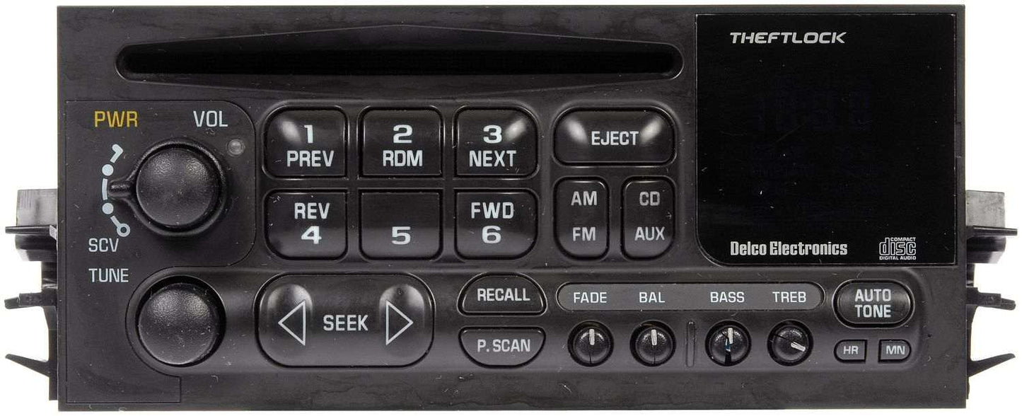 Dorman HELP Radio Knob for 1995-2005 General Motors and 1998-1999 Isuzu 76821