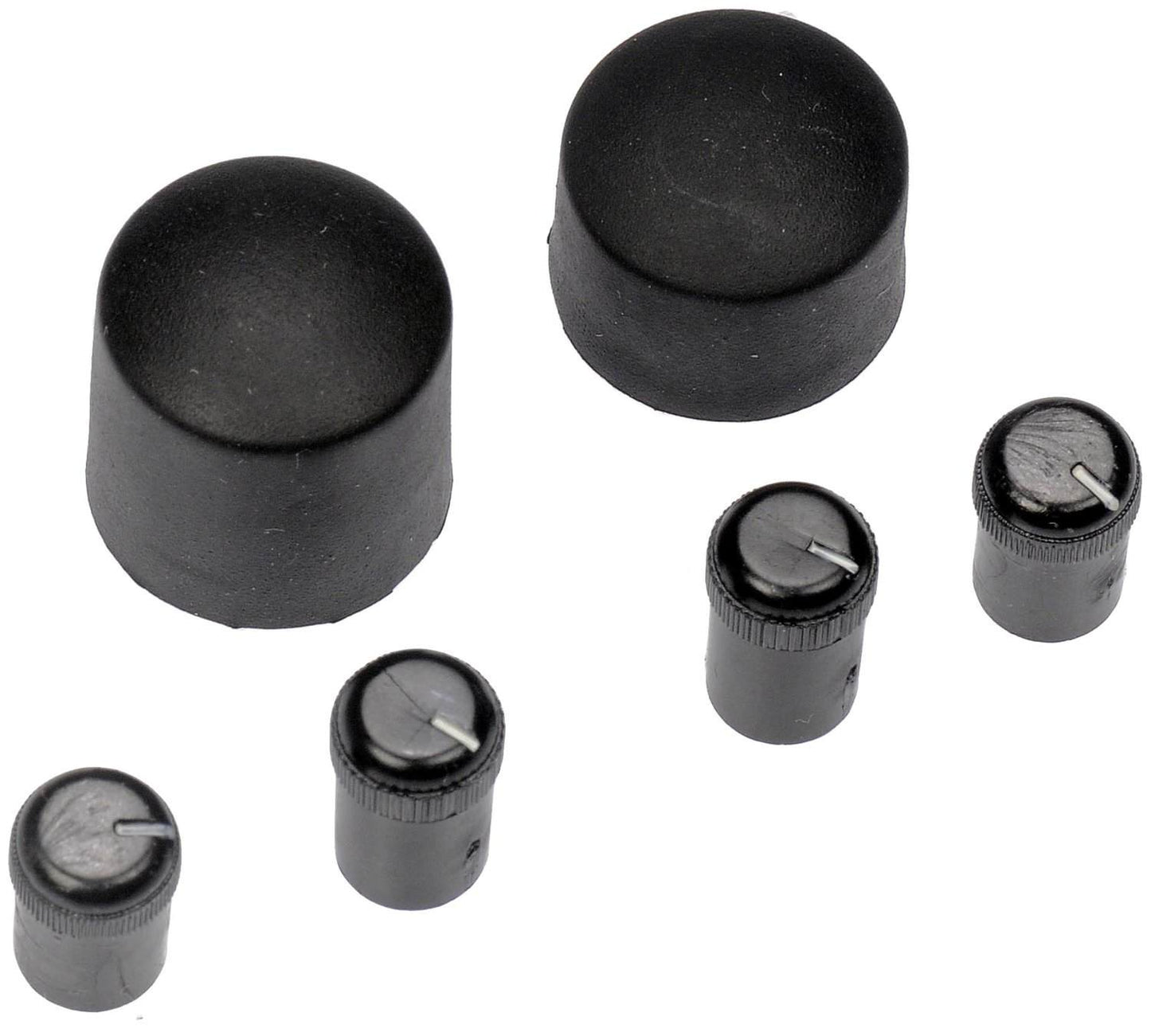 Dorman - HELP Radio Knob Assortment for Buick 2007-04 Cadillac 1999 Chevrolet 2009-95 GMC 2009-95 Hummer 2007-03 Oldsmobile 1999-97 76849