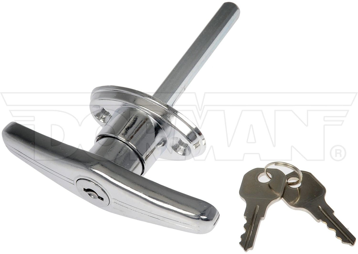 Dorman - HELP Tee Handle Exterior Door Handle with Weather-Resistant Lock Cylinder 77124
