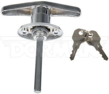 Dorman - HELP Tee Handle Exterior Door Handle with Weather-Resistant Lock Cylinder 77124