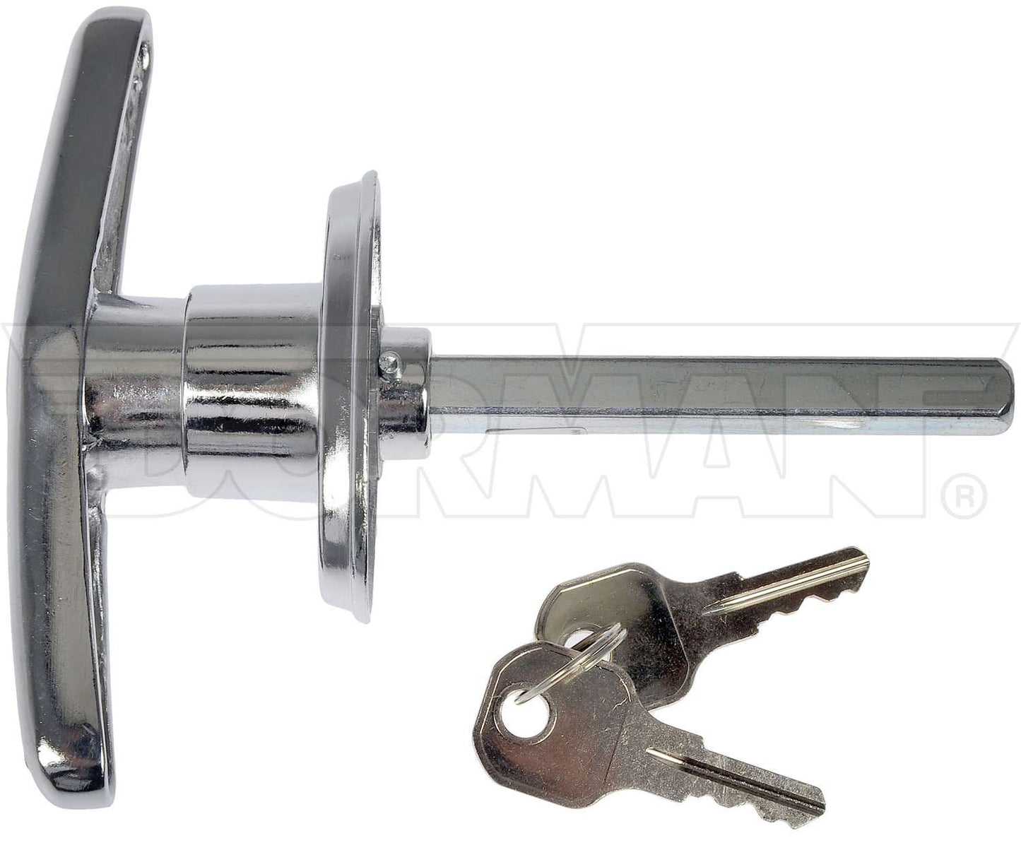 Dorman - HELP Tee Handle Exterior Door Handle with Weather-Resistant Lock Cylinder 77124