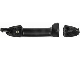 Dorman - Help Exterior Door Handle Front Right Black/Chrome Hyundai Santa Fe 2012-07 81124