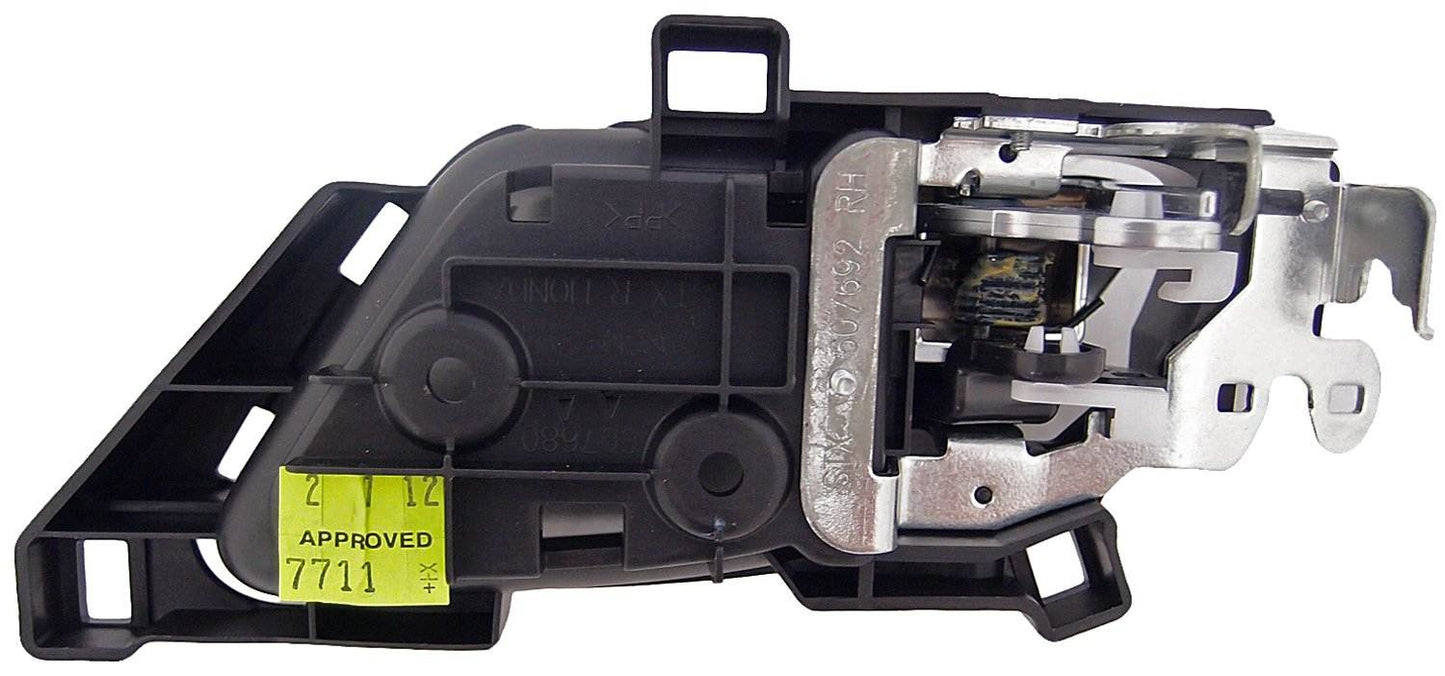 Dorman - HELP Interior Door Handle Satin Chrome Lever/Black Housing for 2013-07 Acura MDX 81502