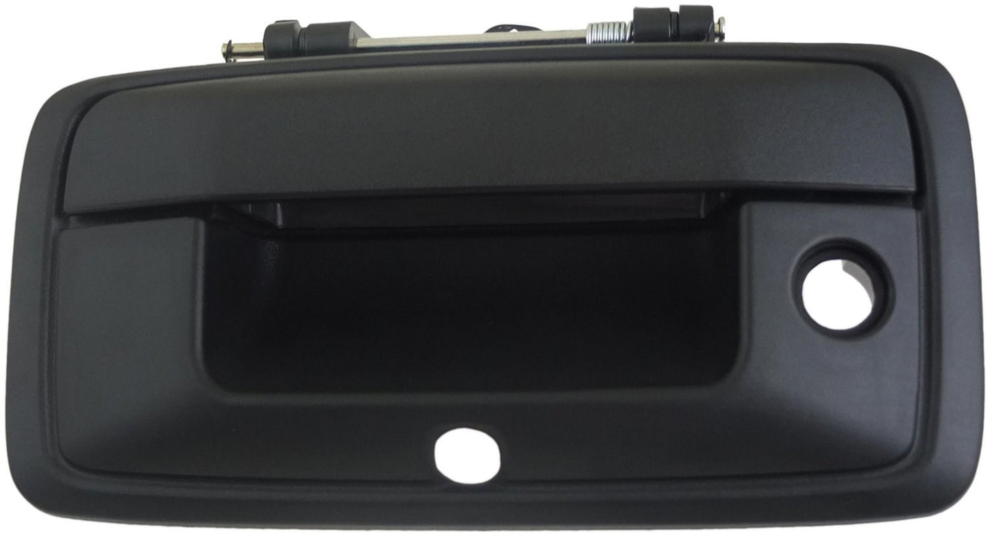 Dorman HELP Tailgate Handle Textured Black with Keyhole and Camera Hole for 2014-2015 Chevrolet Silverado 1500 and GMC Sierra 1500 82543