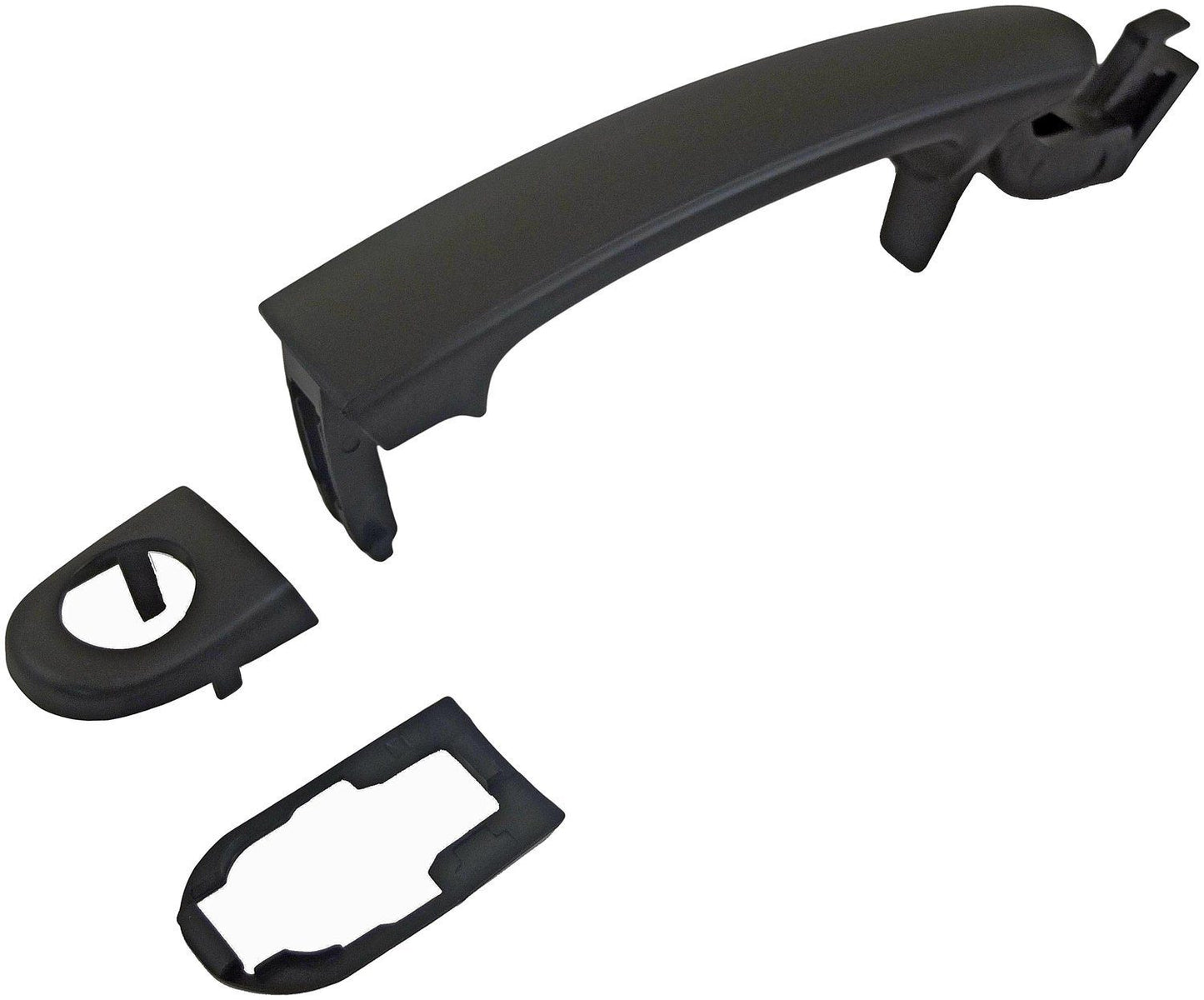 Dorman Exterior Door Handle Front Left with Keyhole Smooth Black for 2000-2009 Volkswagen Models 82971
