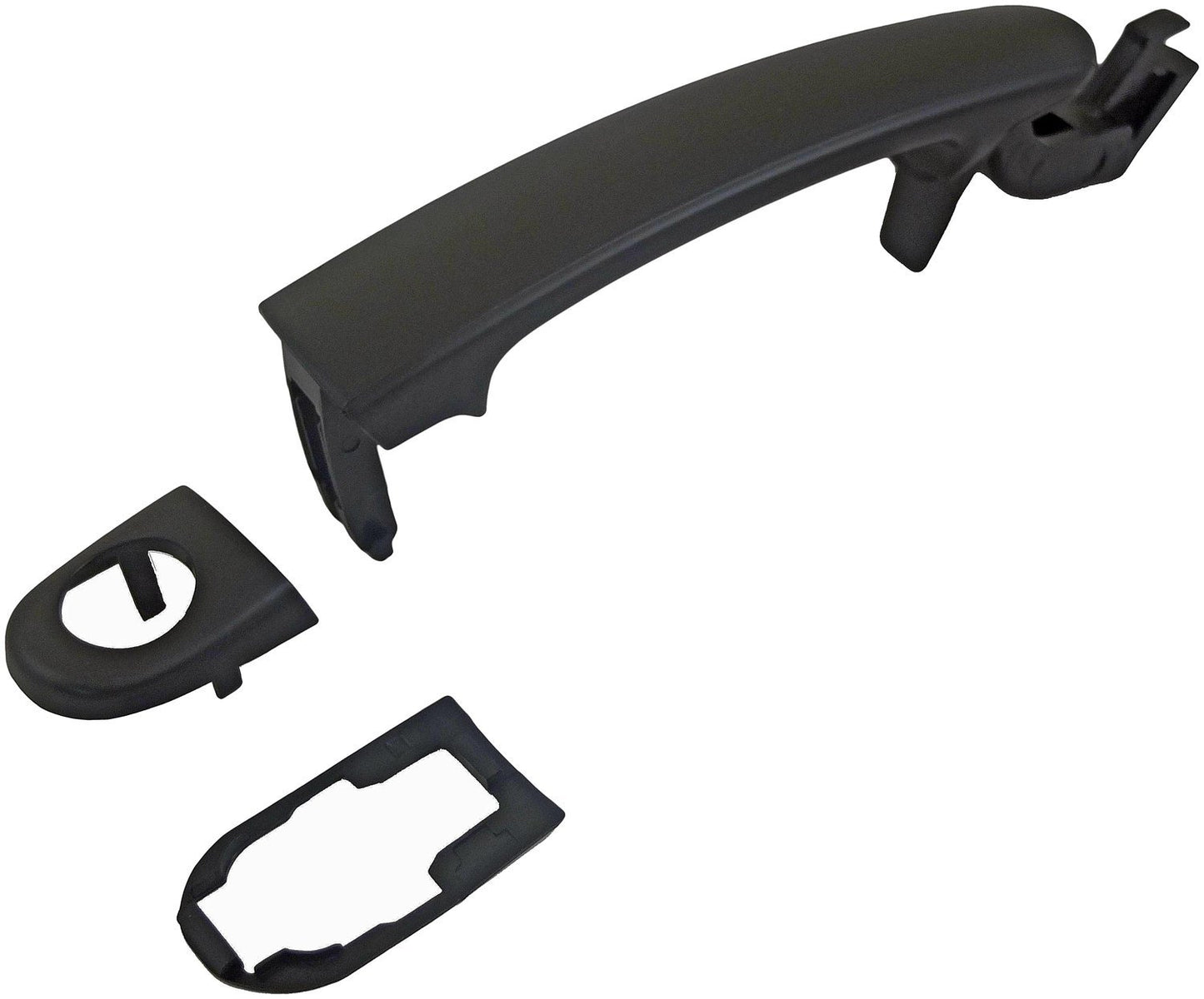 Dorman Exterior Door Handle Front Left with Keyhole Smooth Black for 2000-2009 Volkswagen Models 82971