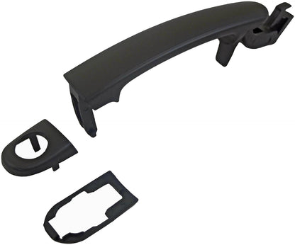 Dorman Exterior Door Handle Front Left with Keyhole Smooth Black for 2000-2009 Volkswagen Models 82971
