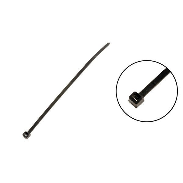 Dorman Conduct-Tite 4 Inch Black Wire Ties 100 Pack for Automotive Electrical Repair 83741