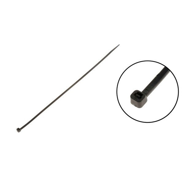 Dorman Conduct-Tite 11 Inch Black Wire Ties 100 Pack for Automotive Electrical Repair 83745