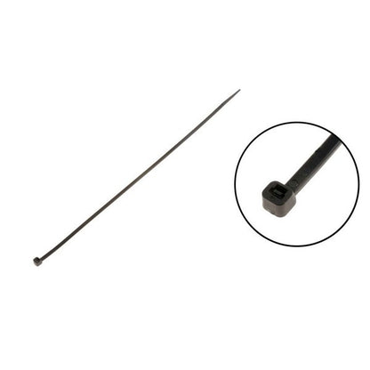 Dorman Conduct-Tite 11 Inch Black Wire Ties 100 Pack for Automotive Electrical Repair 83745