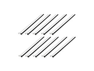 Dorman Conduct-Tite Wire Tie 12 in. Reusable Black and White