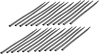 Dorman Conduct-Tite 12 Inch Black Reusable Cable Ties 24 Pack 83923