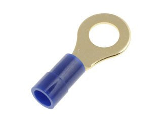 Dorman Conduct-Tite 16-14 Gauge Blue Ring Terminal 1/4 Inch 10 Pack 84523