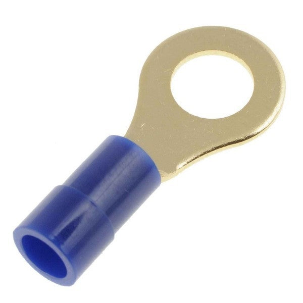 Dorman Conduct-Tite 16-14 Gauge Blue Ring Terminal 1/4 Inch 10 Pack 84523