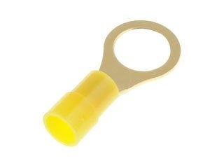 Dorman Conduct-Tite 12-10 Gauge Yellow Ring Terminal 3/8 Inch Stud Size 84533