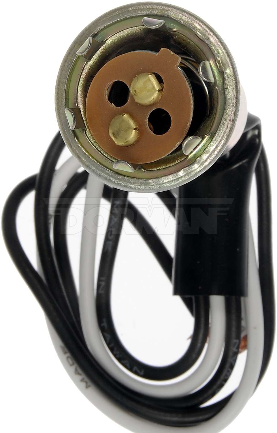 Dorman Conduct-Tite 3-Wire Headlight Socket with Adapter Plate for Select Vehicles 84725