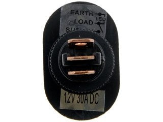 Dorman Conduct-Tite Rocker Switch with Red LED Glow for Automotive Accessories 84840
